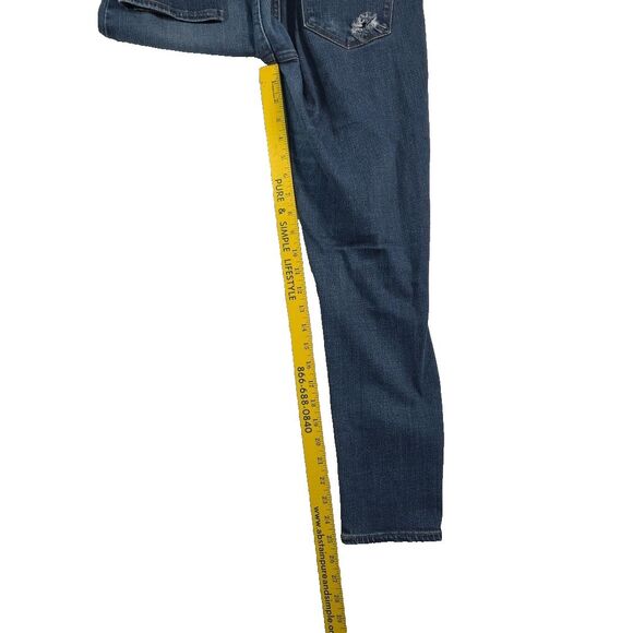 Levi's 721 High Rise Skinny Jeans Women's Size 30 Distressed Medium Wash - Picture 9 of 9